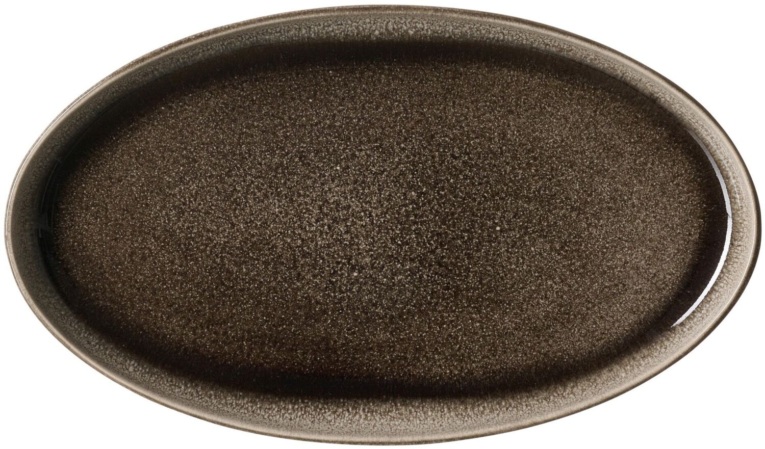 Servierplatte 29cm oval Eda umbra Bild 1