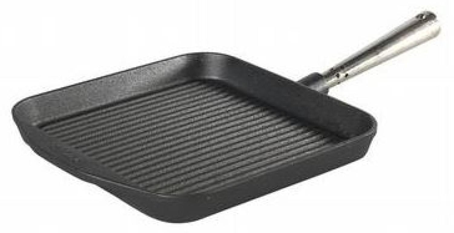 SKEPP Grillpfanne 25x25 cm Stahlgriff 0029 Bild 1