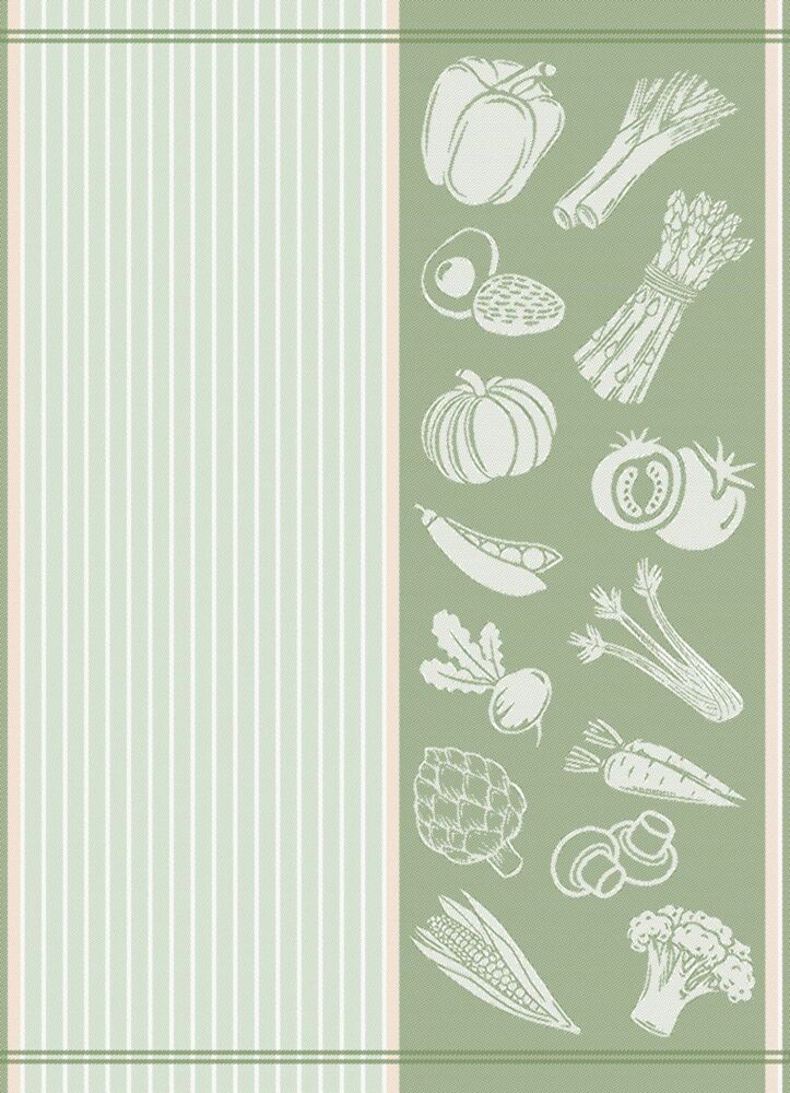 Geschirrtuch GEMÜSE (BL 50x70 cm) Bild 1