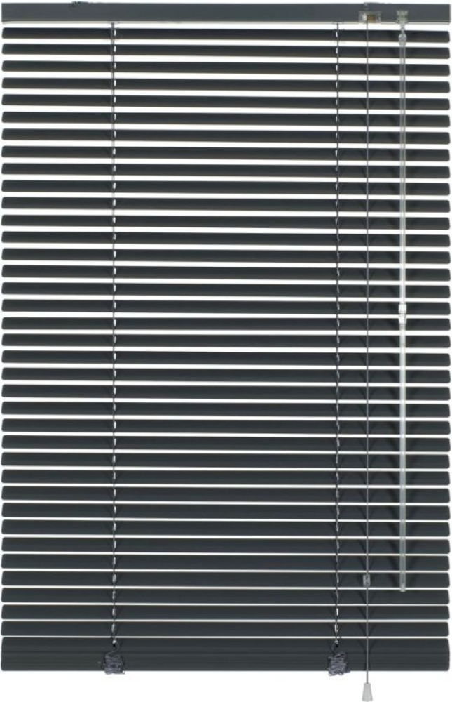 GARDINIA Alu-Jalousie, Sicht, 25 mm, Schiefergrau, 175x80 cm Bild 1