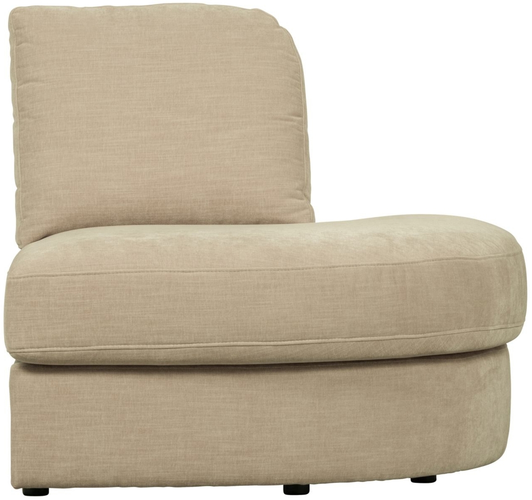 Modulsofa Family 1-Seat Eck-Element Rund Rechts, Sand Bild 1