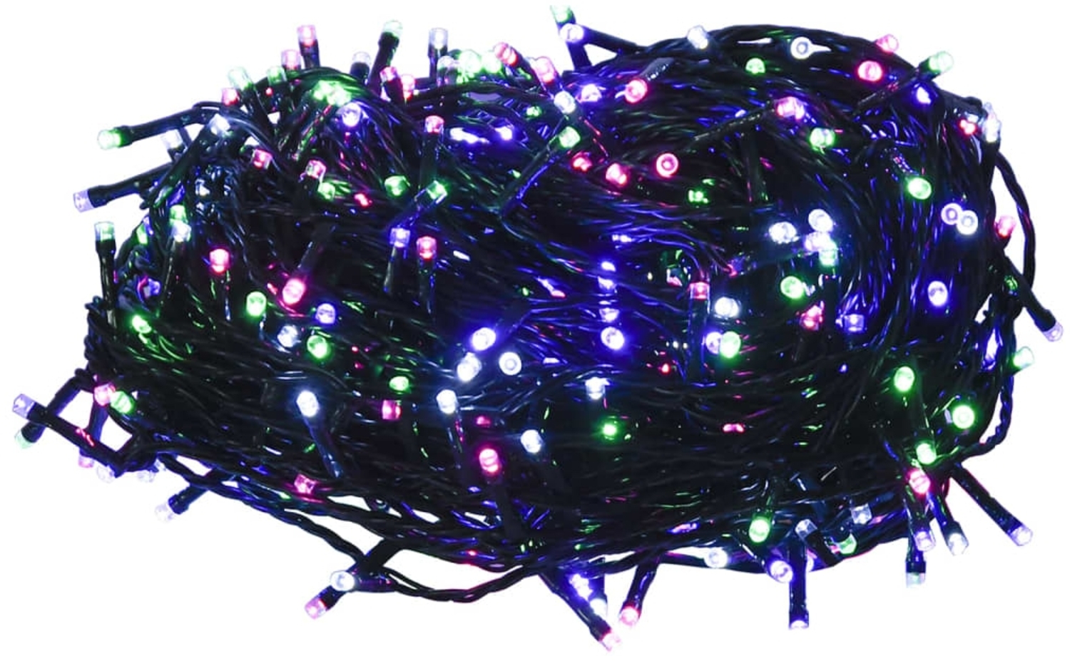 vidaXL LED-Lichterkette mit 400 LEDs Pastell Mehrfarbig 40 m PVC 343212 Bild 1