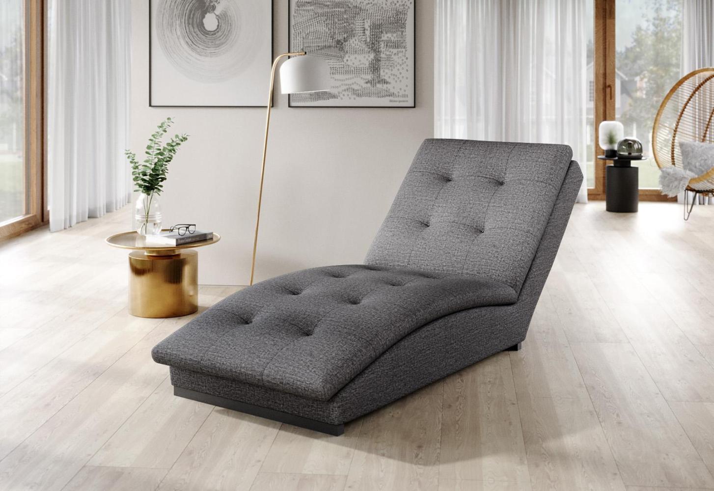 Wohnideebilder Doro Grau Chaiselongue CH-DOR-04VER Bild 1