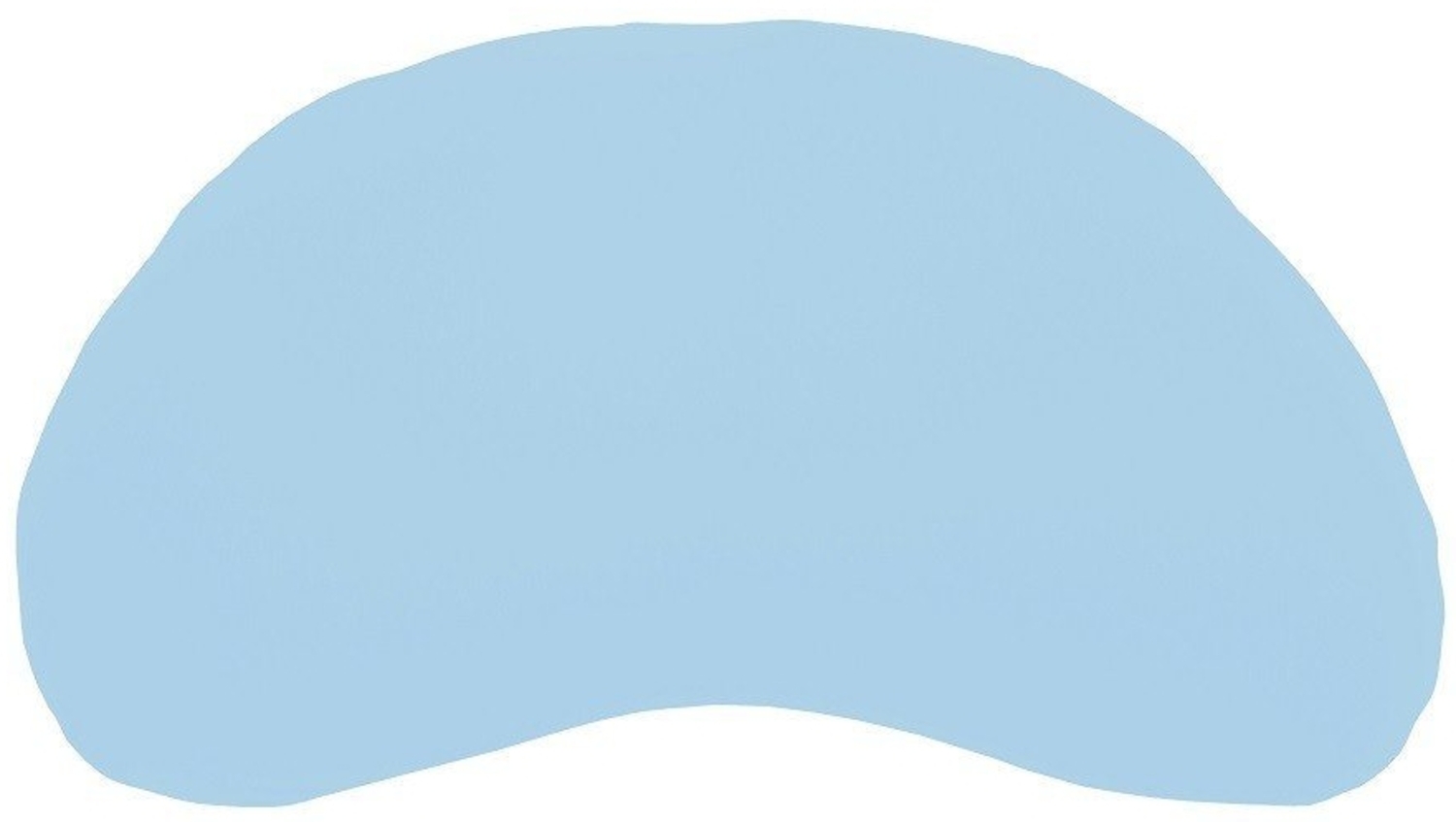 DUKAL Kissenbezüge Tempur Curve / Sonata, passend für Größe S und M, (1 Stück), aus hochwertigem Doppel-Jersey, mit Reißverschluss, Made in Germany Bild 1