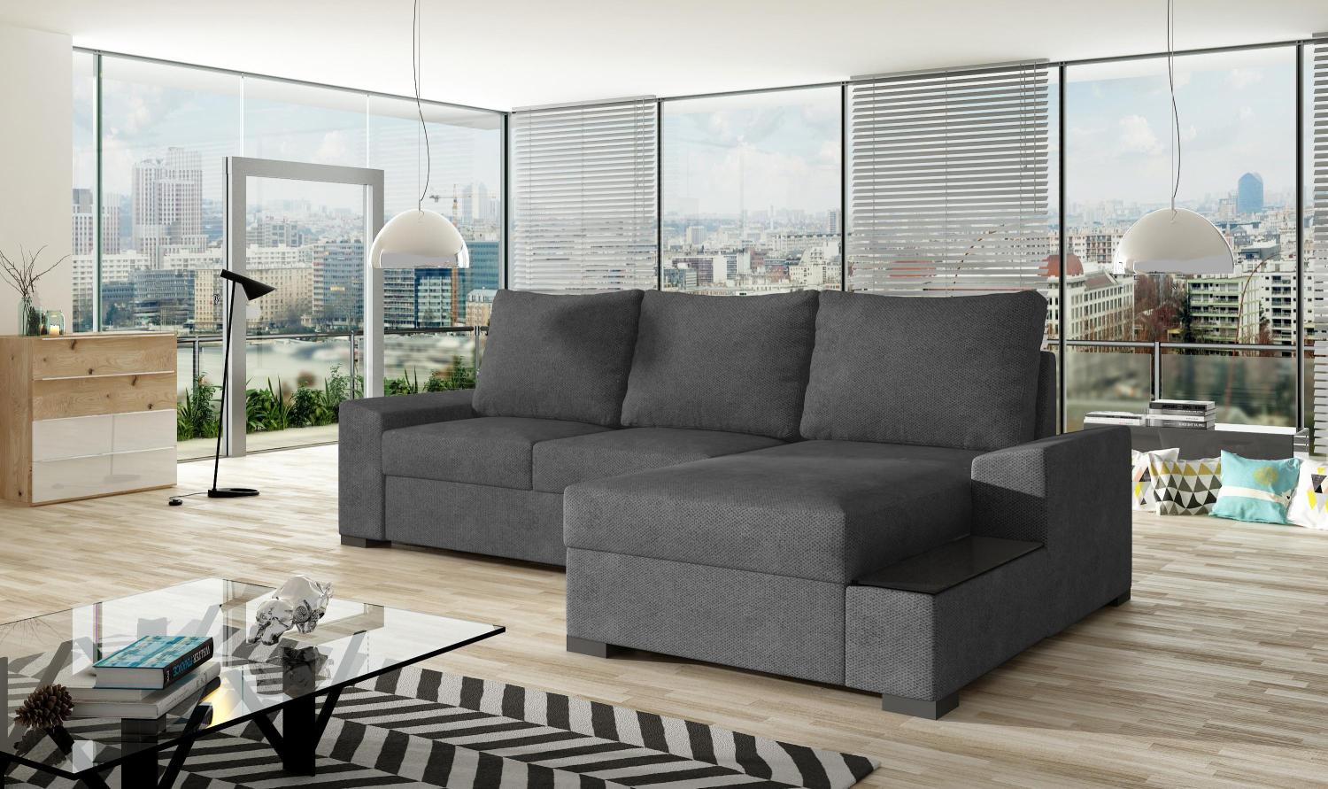 Wohnideebilder Negro Grau Ecksofas & Eckcouches Ng22 Bild 1