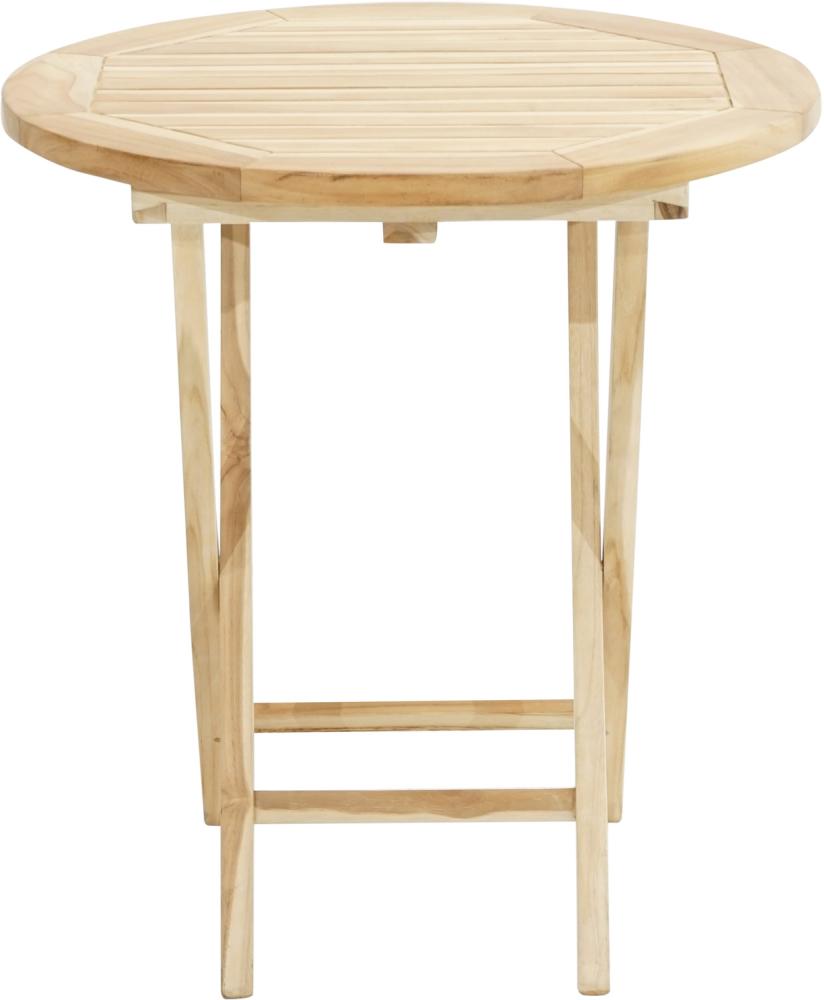 Klapptisch Lexington - Eco-Teak - Ø 70cm Bild 1