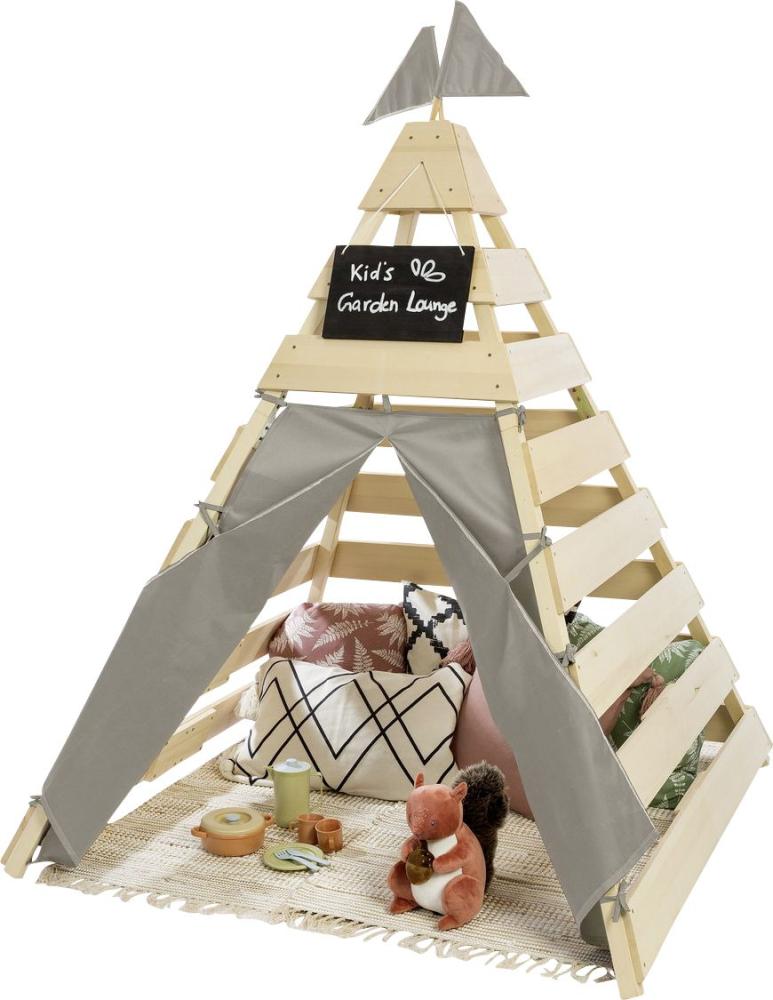 Muddy Buddy Outdoor Tipi Dreamer natur 135 x 135 x 170 cm Bild 1