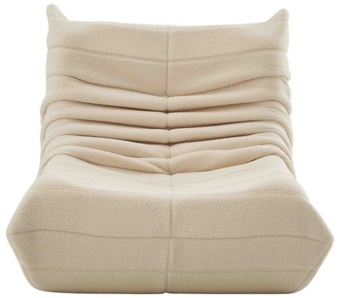 OKWISH Sitzsack Einzelsofa, Wohnzimmer Sofa, Loungesofa, Kindersofa, Küchensofa (Teddyfleece+Schaumstoff mit hoher Dichte, 1 St, Interne rahmenlose Struktur), Produkt als komprimierte Verpackung Bild 1