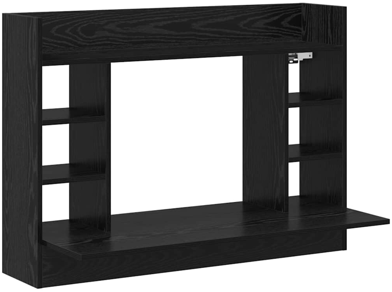 vidaXL Wandtisch Schwarz Eichen-Optik 105 x 48 x 75 cm Holzwerkstoff 869194 Bild 1