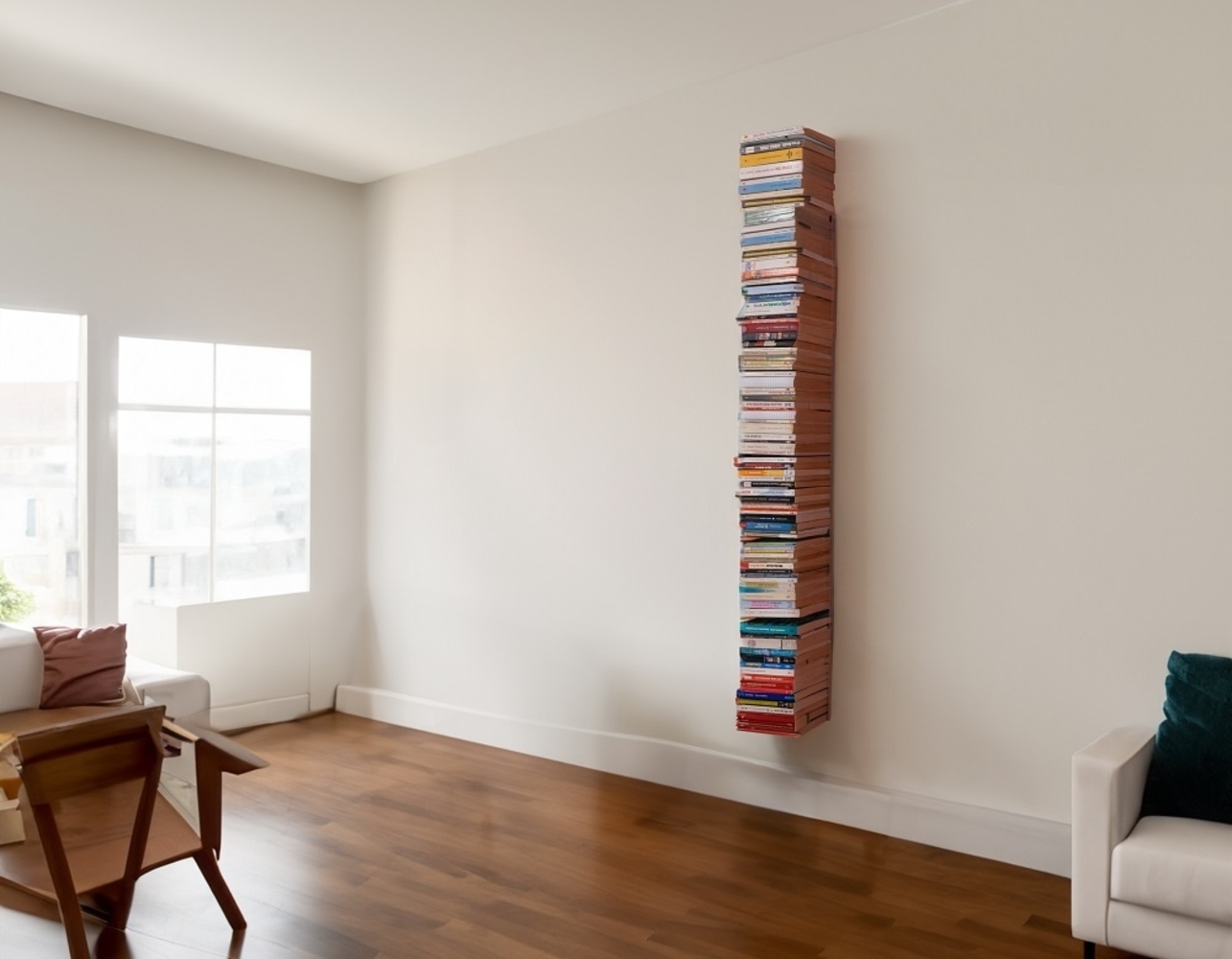 Bücherturm Booksbaum XXL 2 : Weiß Bild 1