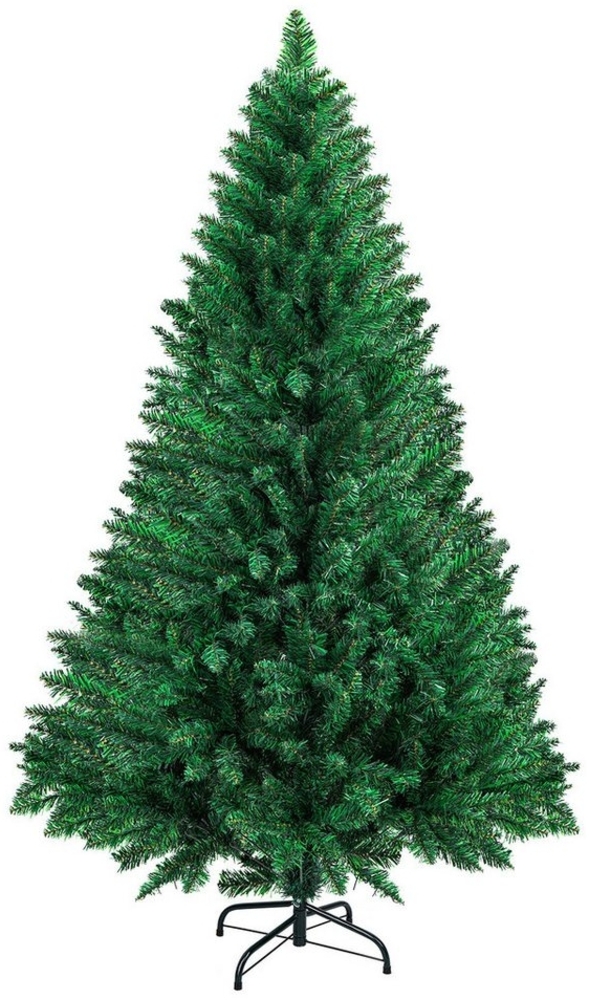 Rutaqian Künstlicher Weihnachtsbaum Weihnachtsbaum mit dicken Zweigspitzen,künstlicher Tannenbaum, kleiner Weihnachtsbaum, Winterparty-Dekoration mit Eisensockel Bild 1