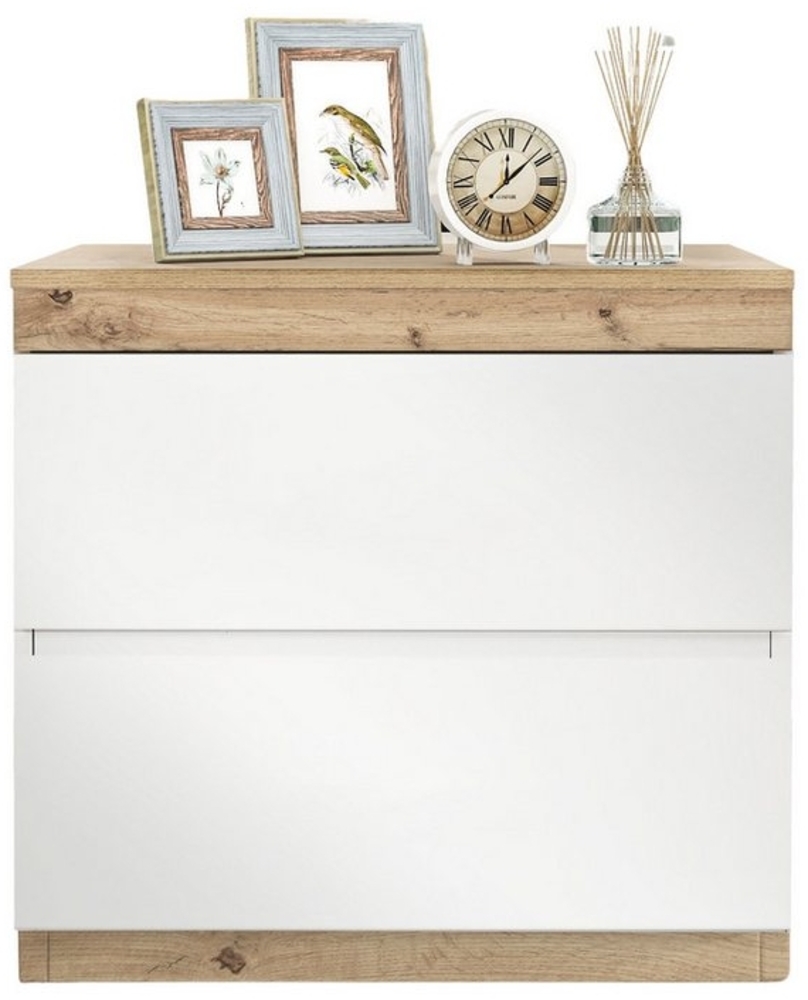 Thanaddo Nachttisch Nachttische, Nachtkommode mit Schubladen für Schlafzimmer Bild 1