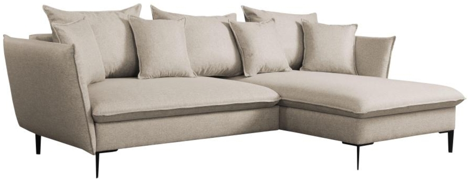 Ecksofa mit Schlaffunktion LAZARE von PASCAL MORABITO - Stoff - Beige - Ecke rechts Bild 1