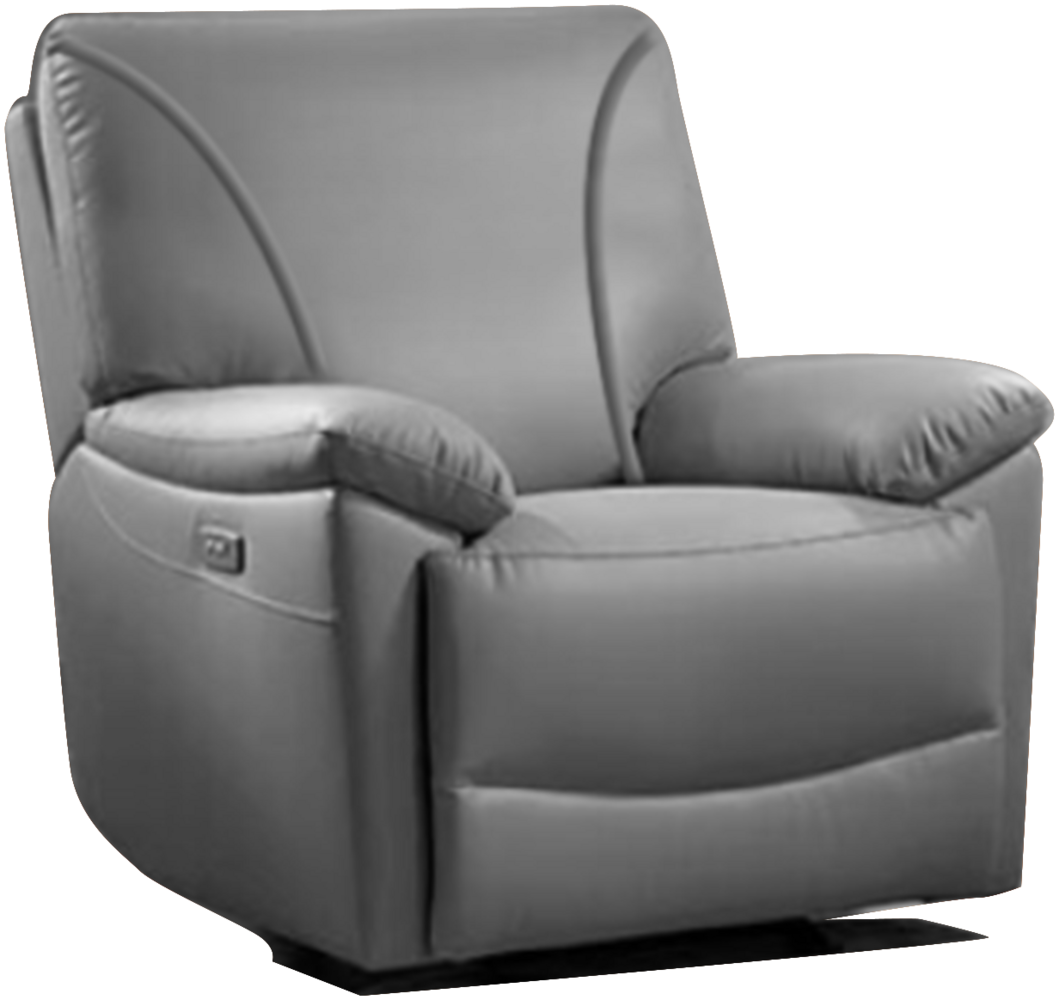 Sanotechnik Massagesessel - 'Shiatsu' Massagefunktion, PU-Leder, dunkelgrau, 89x107x110 cm Bild 1