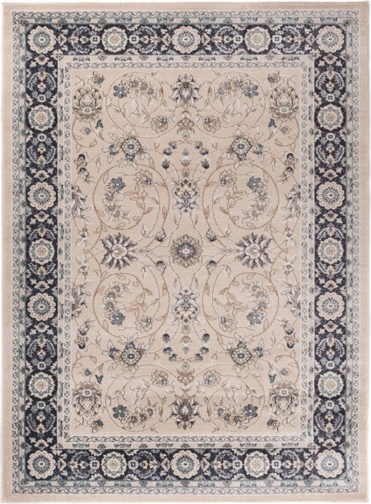 Mazovia Orientteppich Oriente Teppich - Traditioneller Teppich Orient Beige Grau, 60 x 100 cm, Geeignet für Fußbodenheizung, Pflegeleicht, Wohnzimmerteppich Bild 1