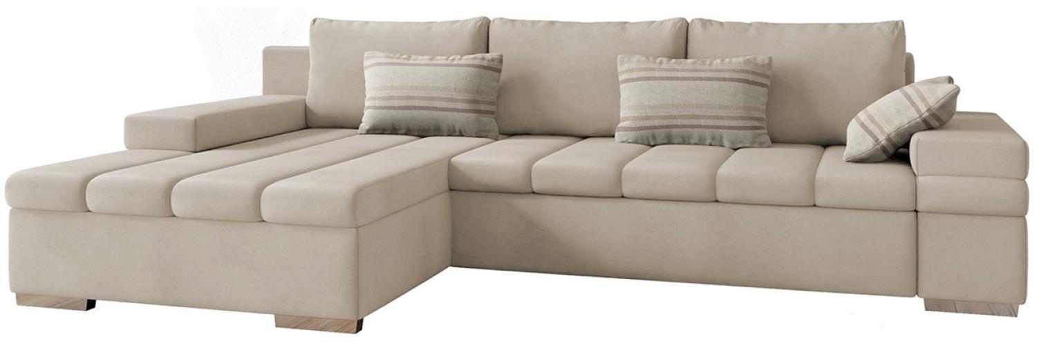 Ecksofa Bangkok (Farbe: Uttario Velvet 2979 + Uttario Velvet 2979 + Senegal 825, Seite: Links) Bild 1