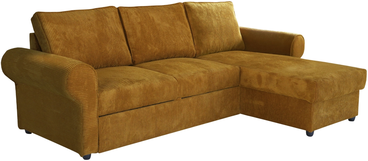 Ecksofa Monaco Cord (Farbe: Poso 01) Bild 1