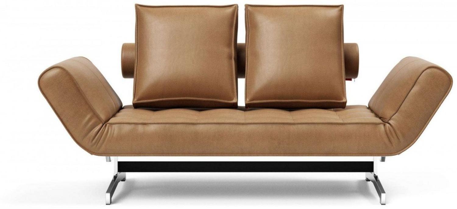 INNOVATION LIVING ™ 3-Sitzer Ghia Schlafsofa, eine große Liegefläche mit geringer Stellfläche, beidseitig abklappbar Bild 1