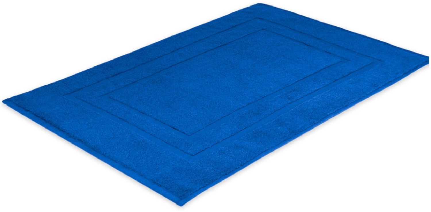 Badvorleger Frottier 700 g/m² 50 x 80 cm Royalblau Bild 1