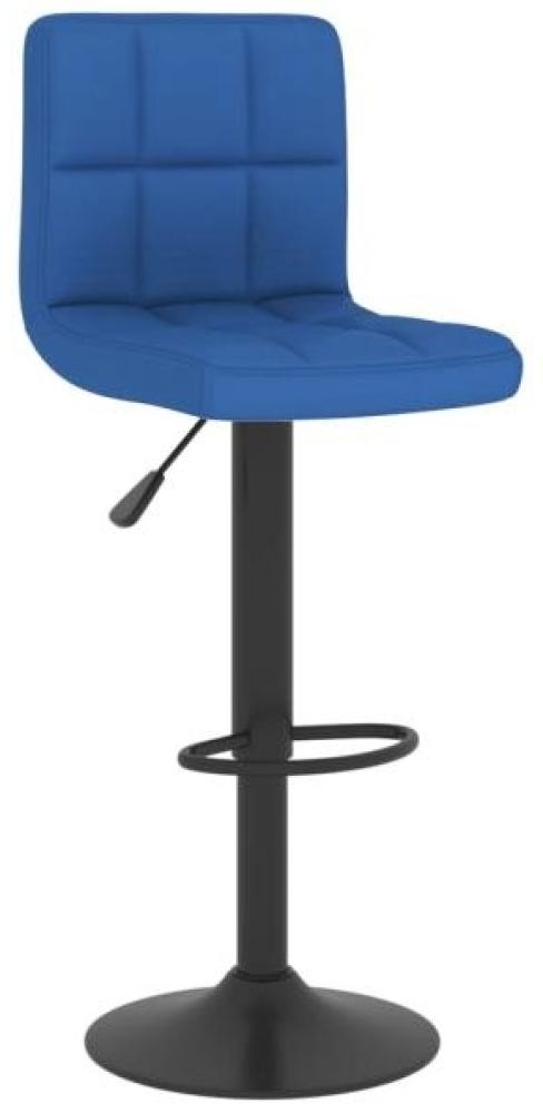 vidaXL Barhocker Blau Stoff [334276] Bild 1