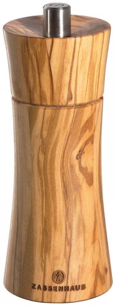 Pfeffermühle Gewürzmühle Salzmühle Zassenhaus Frankfurt 14cm Olivenholz 022407 Bild 1