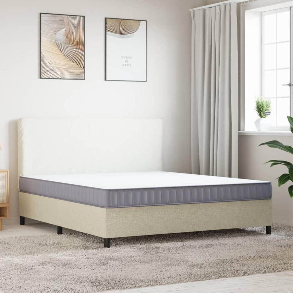 vidaXL Matratze Schaumstoff Mittelweich 180x200 cm 373026 Bild 1