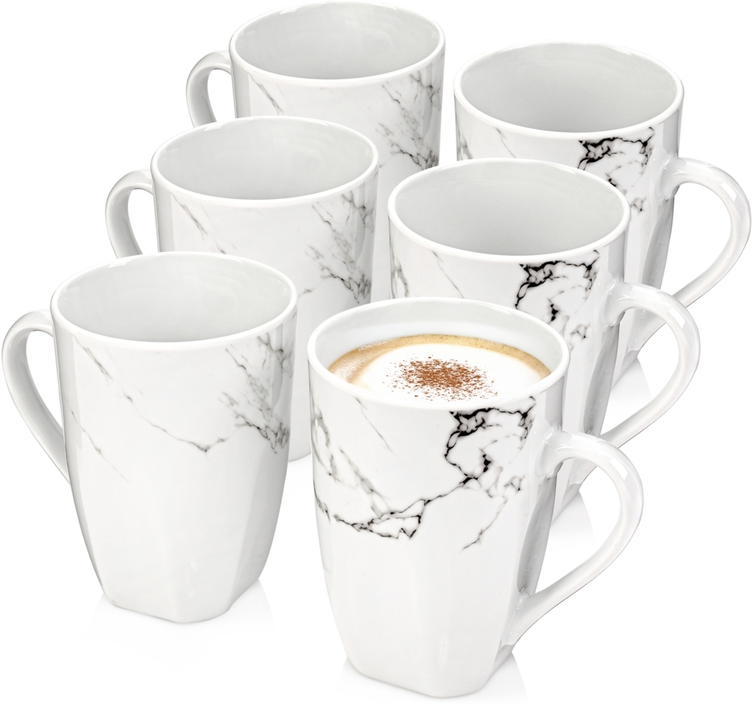 SÄNGER Kaffeebecher Set Bilgola Marmor 6 teilig Bild 1