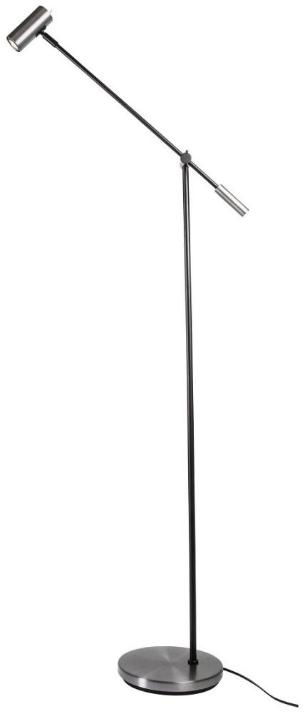 BELID Leuchten No. 3753155 LED Stehleuchte Cato oxid grau 134 cm Bild 1