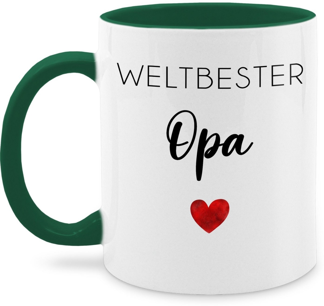 Shirtracer Tasse Weltbester Opa, Geschenkidee Großvater, Geschenk Opi, Bester Opa Pr, Keramik, Opa Großvater Bild 1