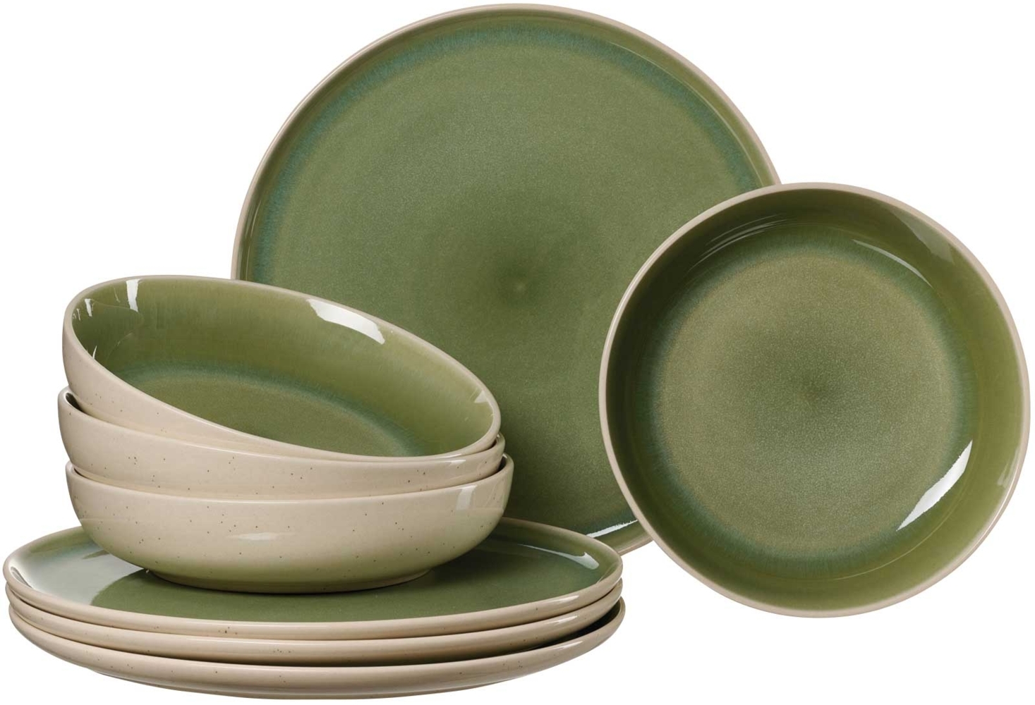 Ritzenhoff & Breker Skog Tafel-Set 8-teilig - Hellgrün Bild 1