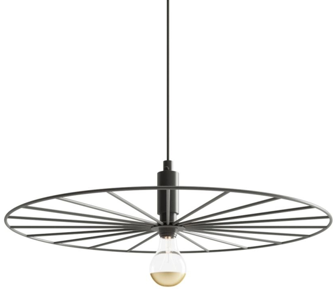 SOLLUX TH. 145 Pendelleuchte SIRKEL 45 schwarz L: 450, B: 450, H: 1500, E29/60W, dimmbar Bild 1