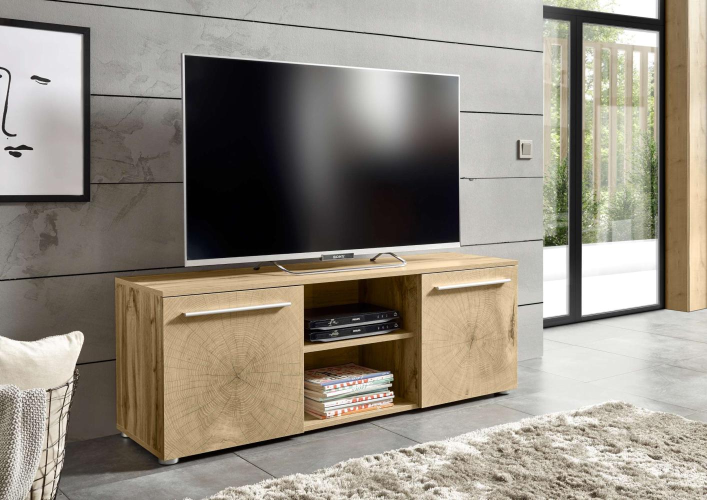 99rooms Lorano Lowboard Wotan Eiche Optik Wotan Eiche Optik Bild 1