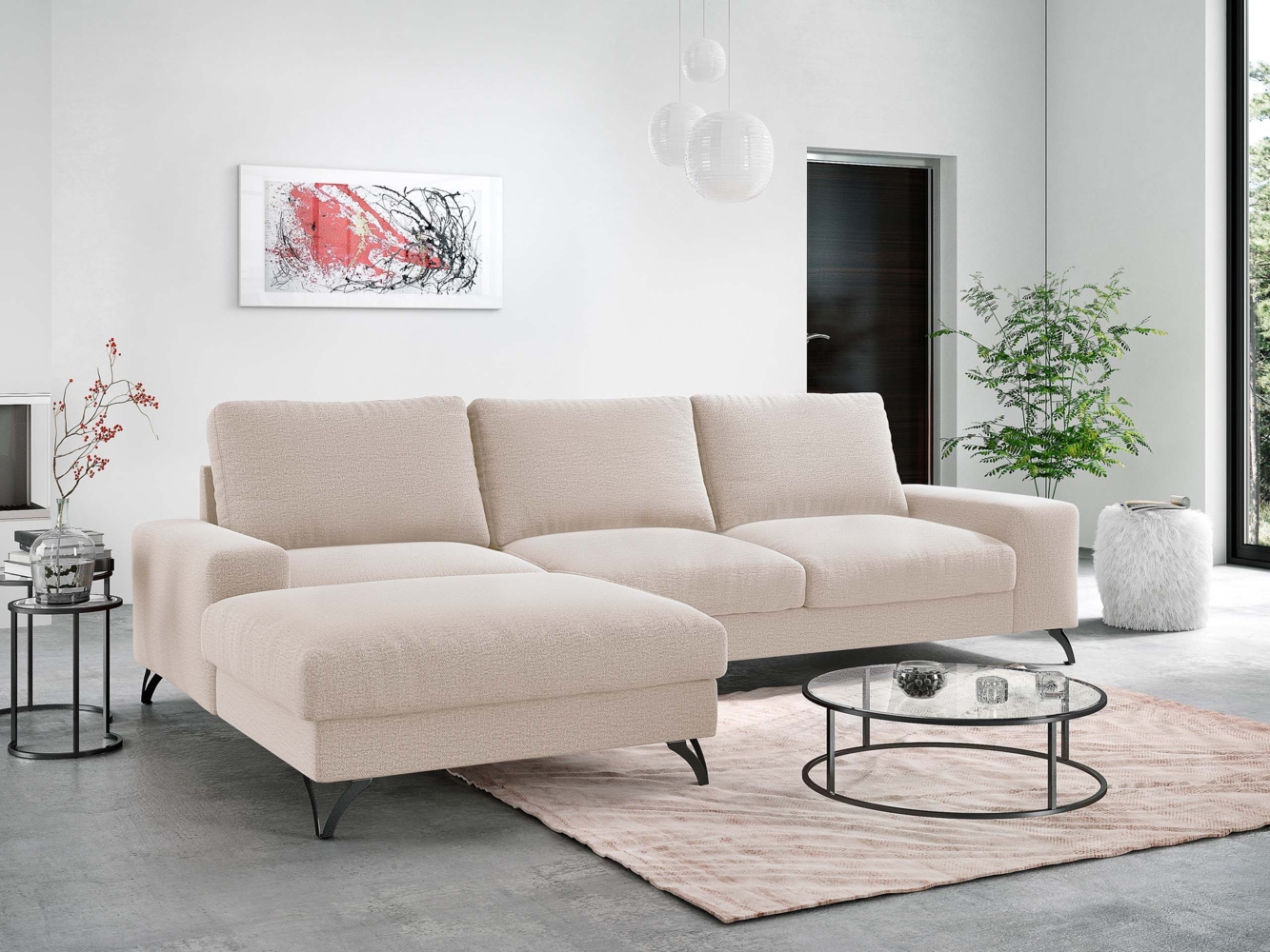 Ecksofa Oddo (Farbe: Verita 03, Seite: Links - L1F+L2F+R4) Bild 1