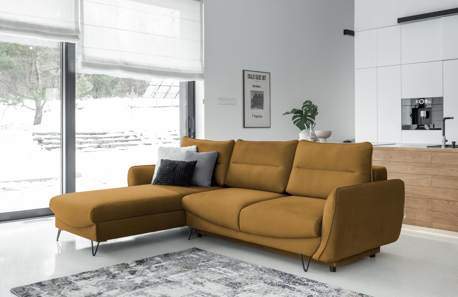 Wohnideebilder Silva Gelb Couchgarnitur CO-SIL-LT-45NU Bild 1