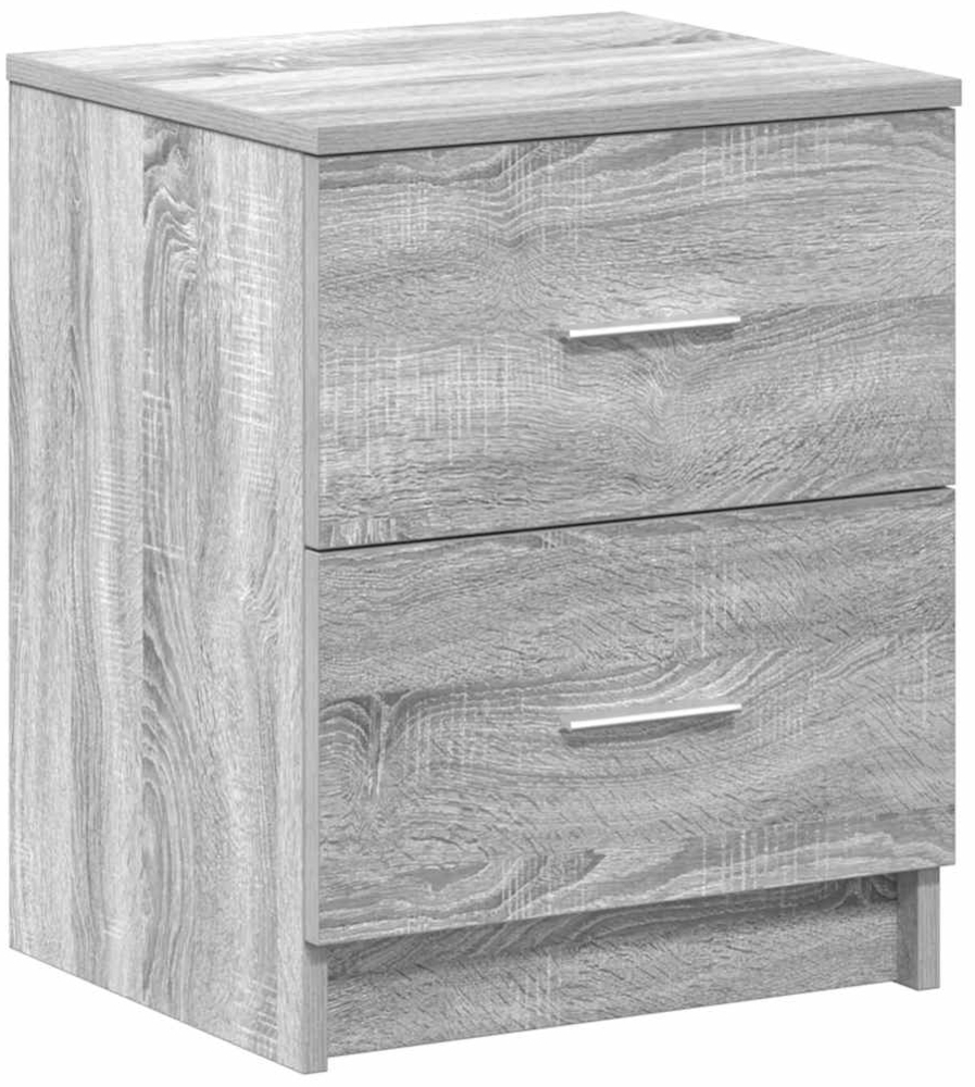 vidaXL Nachttisch mit 2 Schubladen Grau Sonoma 40x36x50 cm 858795 Bild 1