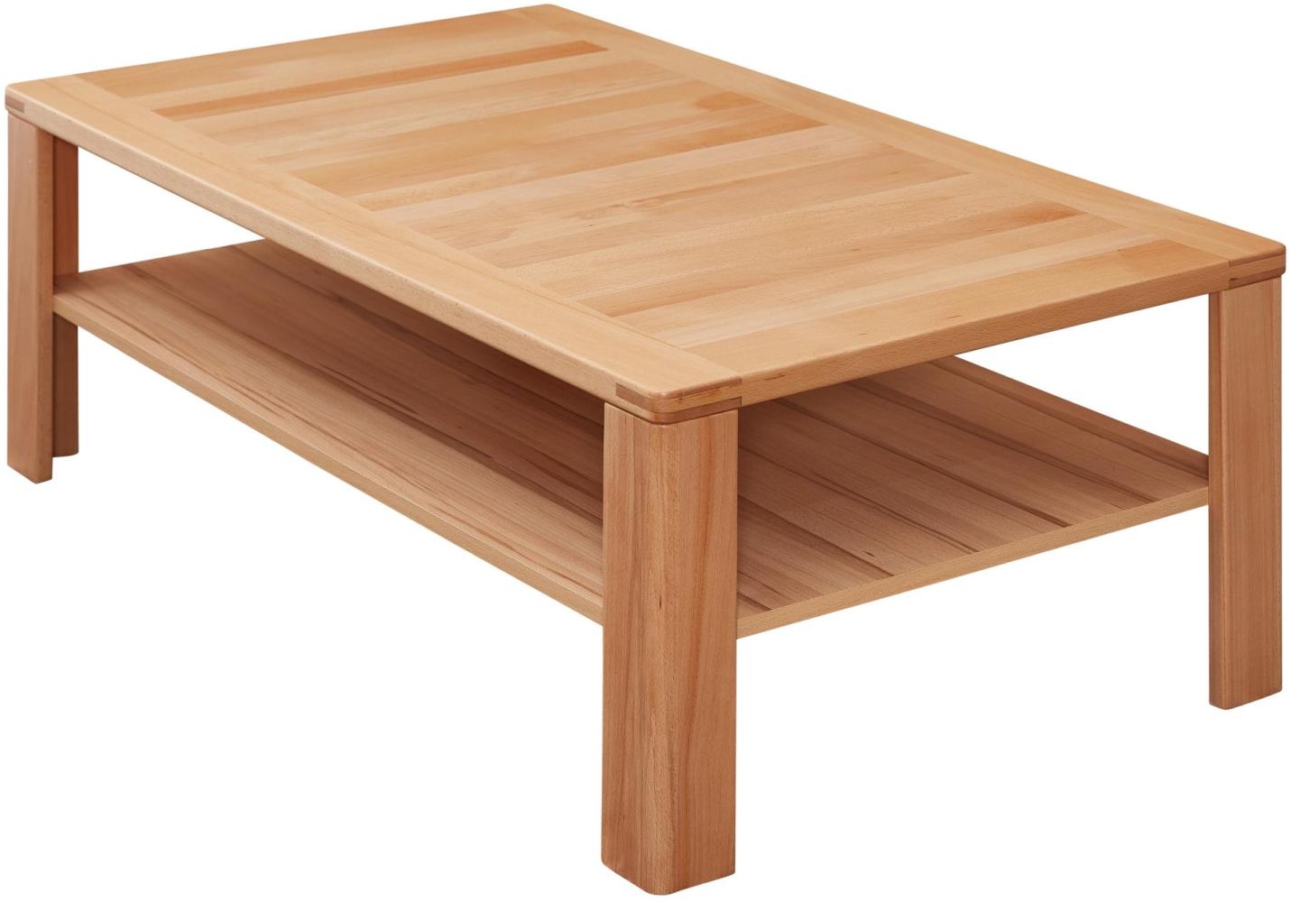 Couchtisch Wohnzimmertisch NATURE ONE Kernbuche 120 x 70 cm Bild 1