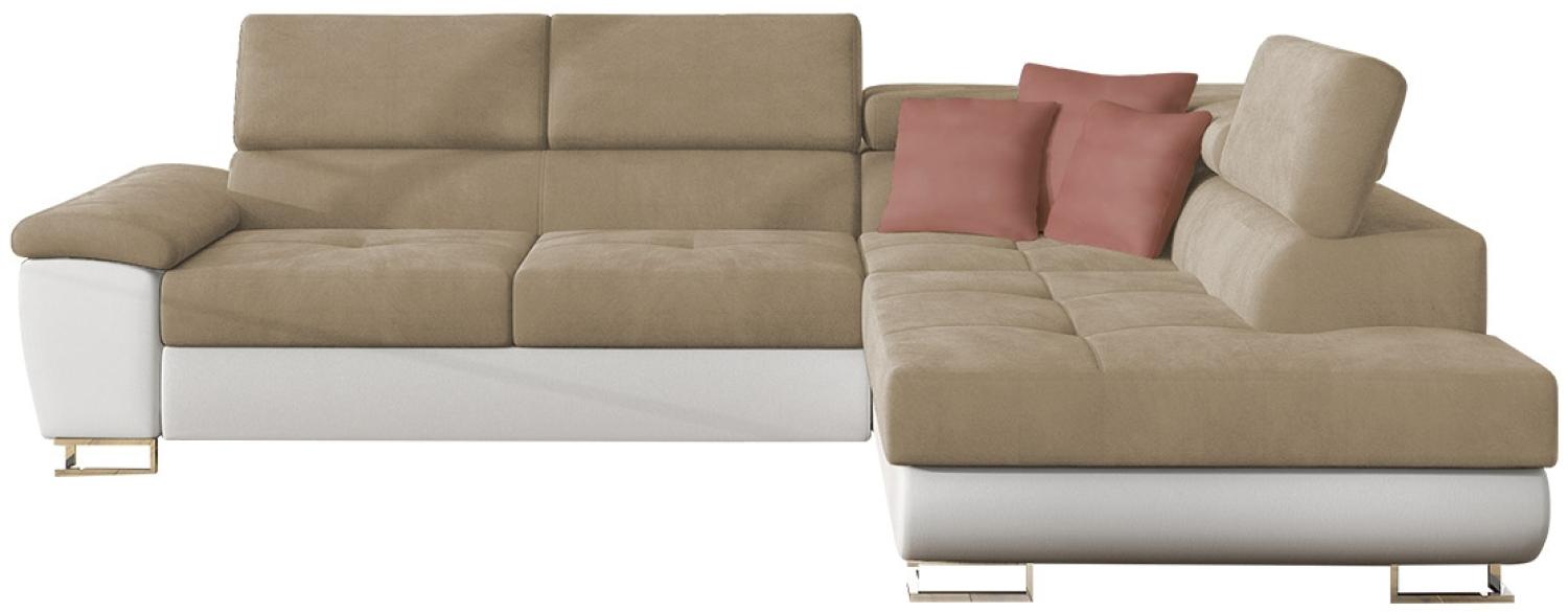 Ecksofa Cotere (Soft 017 + Uttario Velvet 2979 + 2955, Seite: Rechts) Bild 1