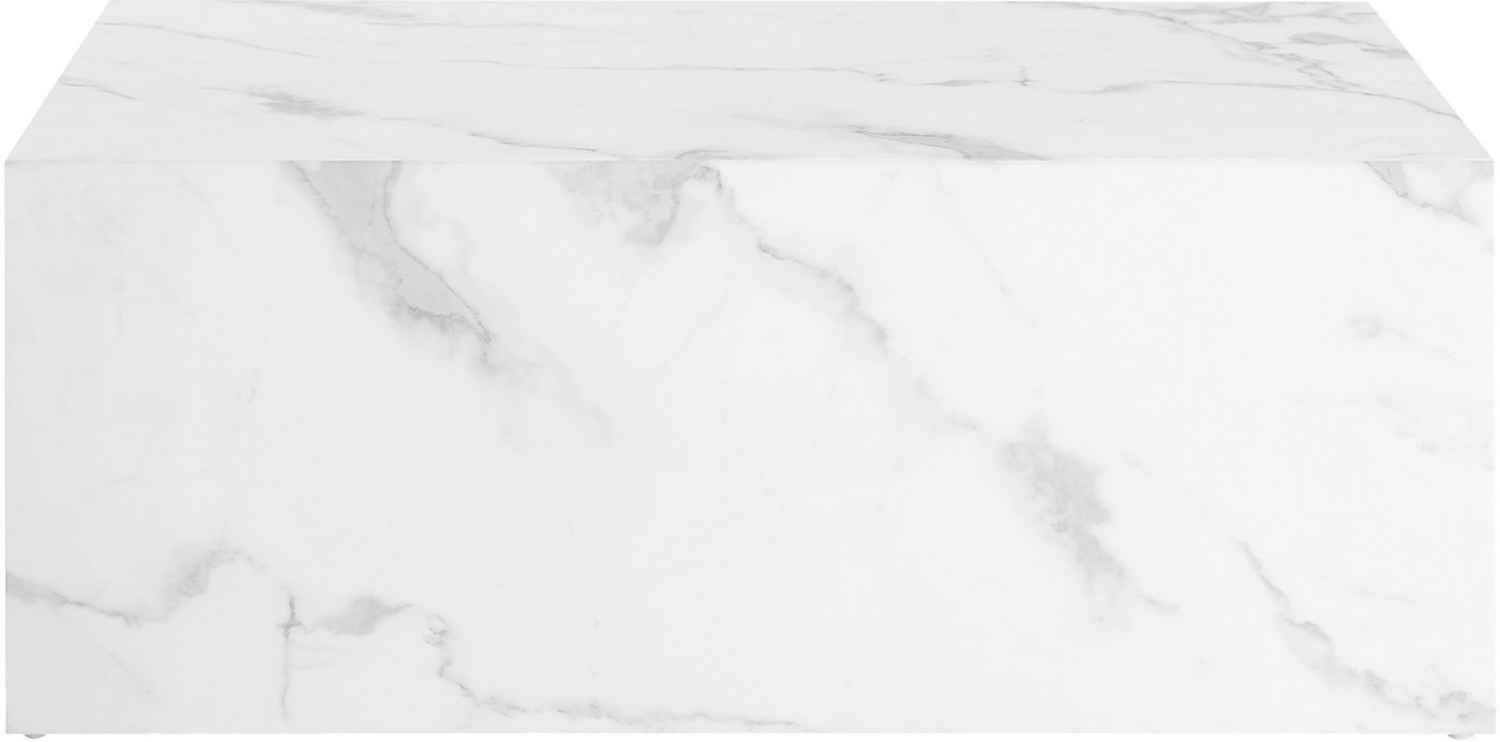 Rechteckiger Couchtisch in Marmoroptik Bild 1