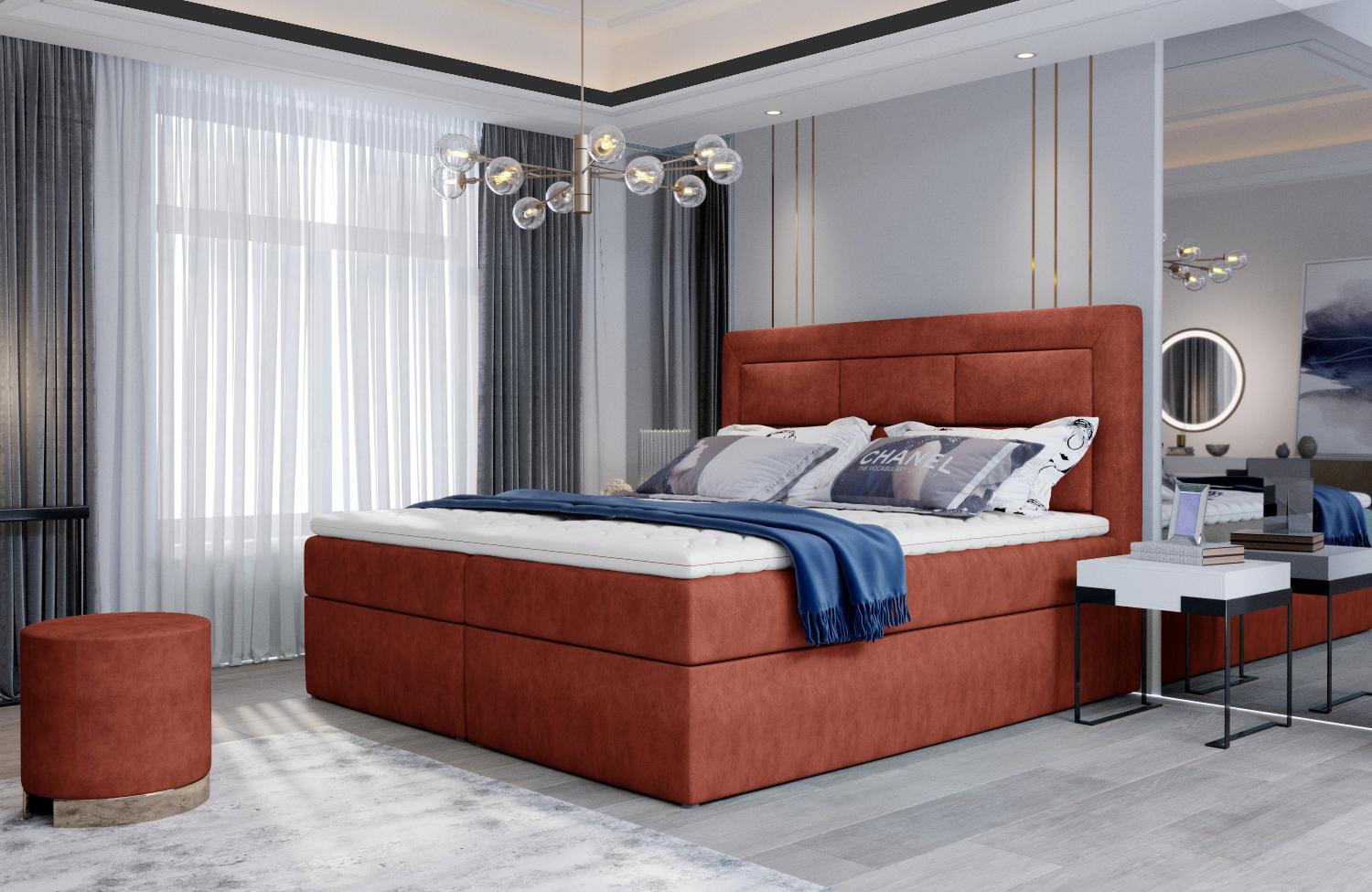 Wohnideebilder Vivre 160x200 Dunkelgrau Boxspringbetten Viv_04_1.6 Bild 1
