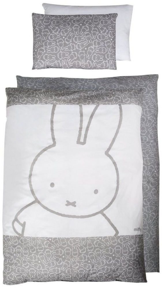 roba Bettgarnitur 'miffy®' 4-teilig - Bettwäsche 100 x 135 - Nestchen - Himmel Bild 1