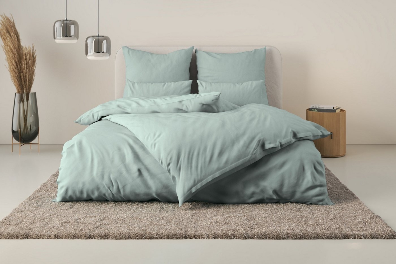 Home affaire Bettwäsche Luisa, Perkal, 2 teilig, NEUHEIT: 100% Baumwolle, ab Gr. 135x200 cm, in zwei Qualitäten Bild 1