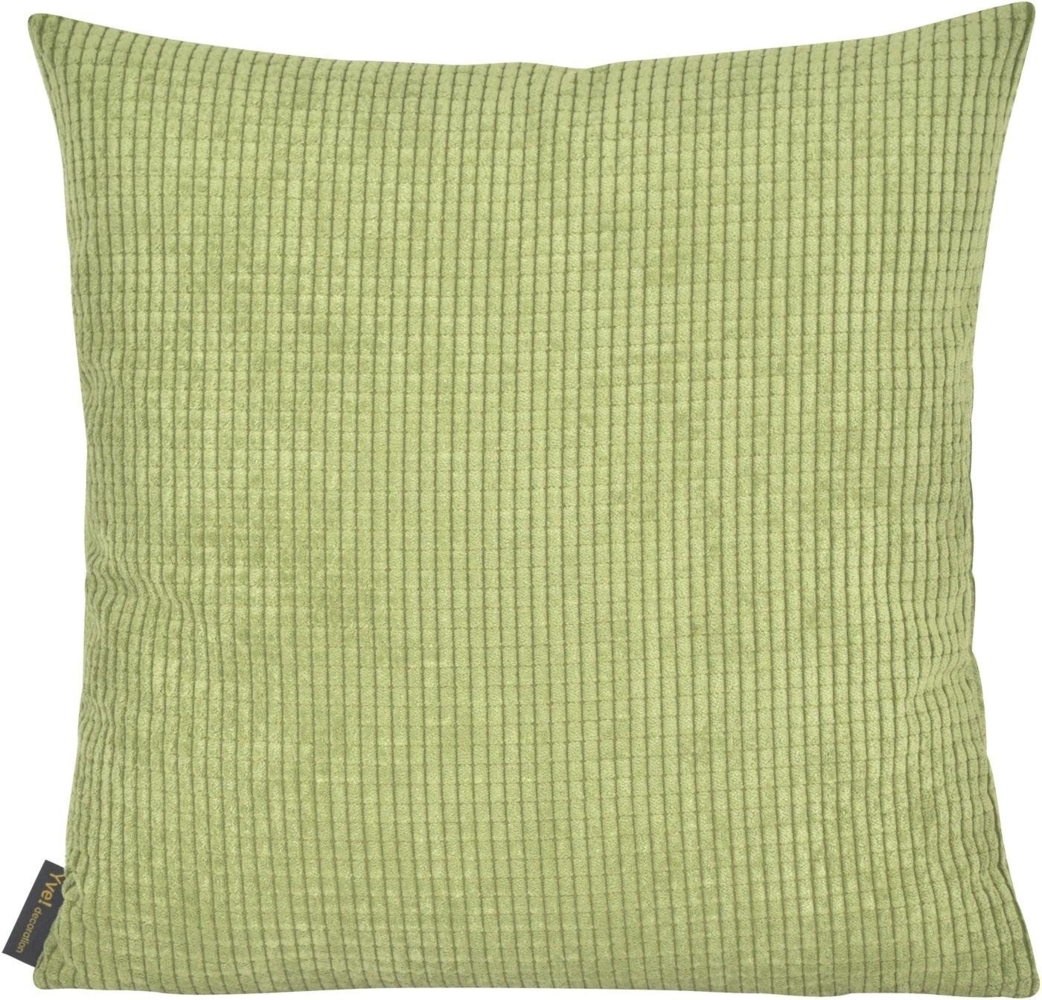 Yve! Decoration Zierkissenhülle New Wave - ca. 50 x 50 cm Moosgrün Bild 1