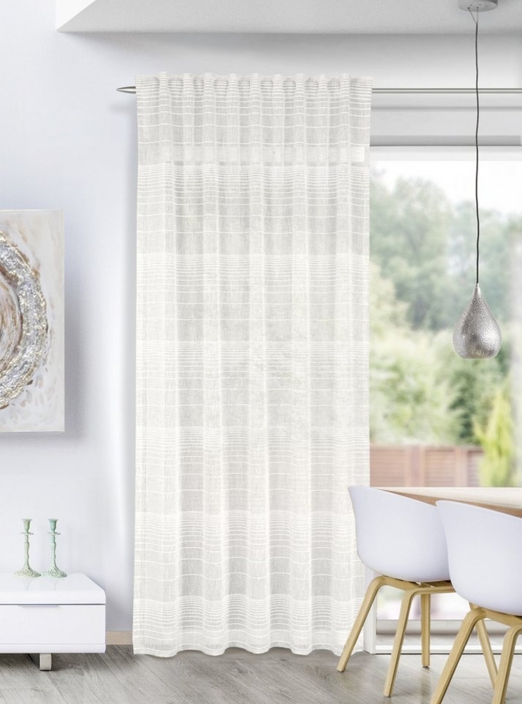 HOMING Gardine Dürer (1 St), verdeckte Schlaufen, halbtransparent, Fertigschal Bild 1