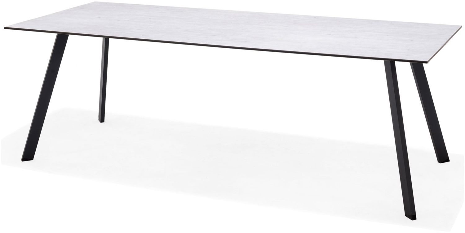 Gartentisch Opal, Kunststoff, Grau, 220 x 75 x 90 cm Bild 1