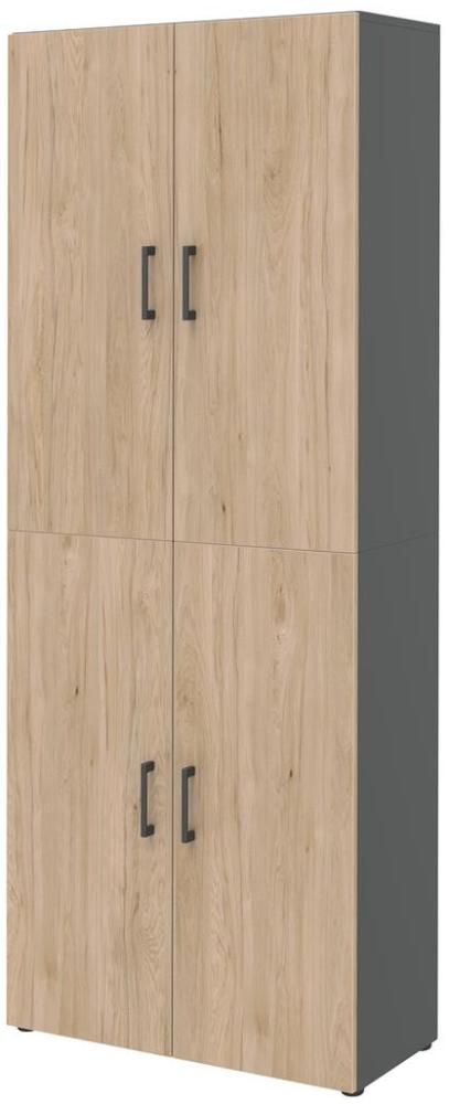 Aktenschrank in Hickory - 80x212,5x34,4cm (BxHxT) Bild 1