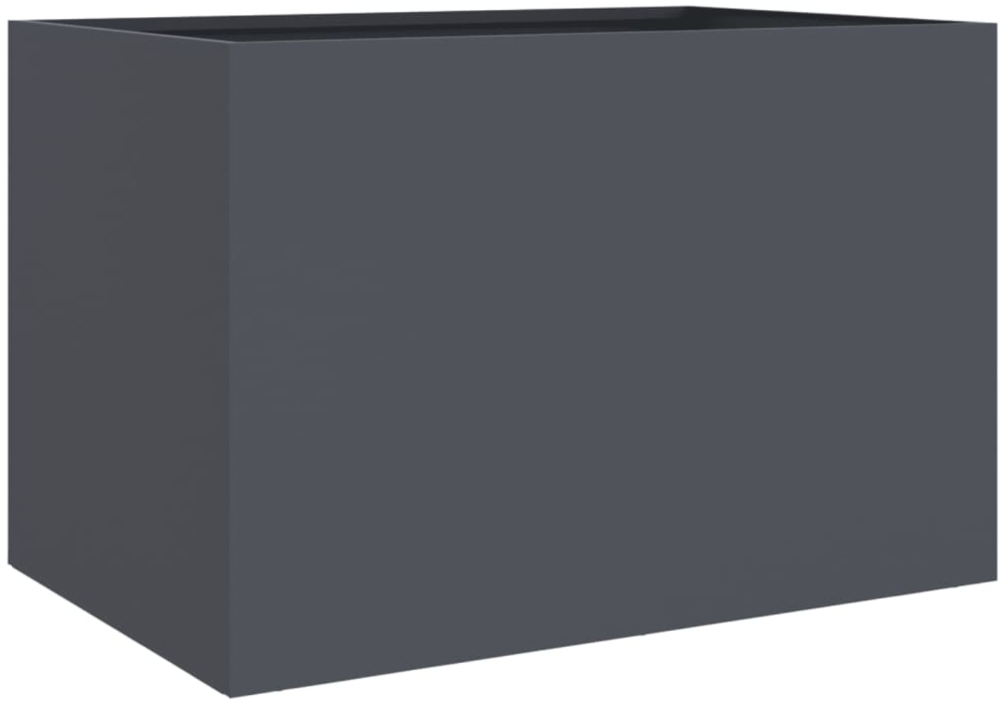 vidaXL Pflanzkübel Anthrazit 62x47x46 cm Stahl 841603 Bild 1