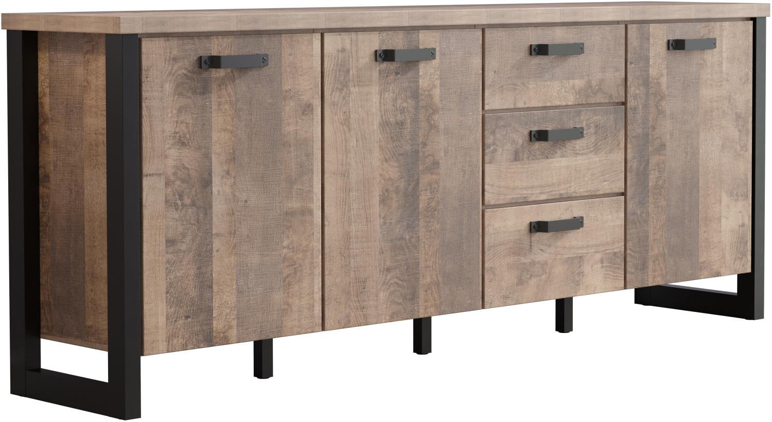 Sideboard Emile in Eiche Tabak 214 cm Bild 1