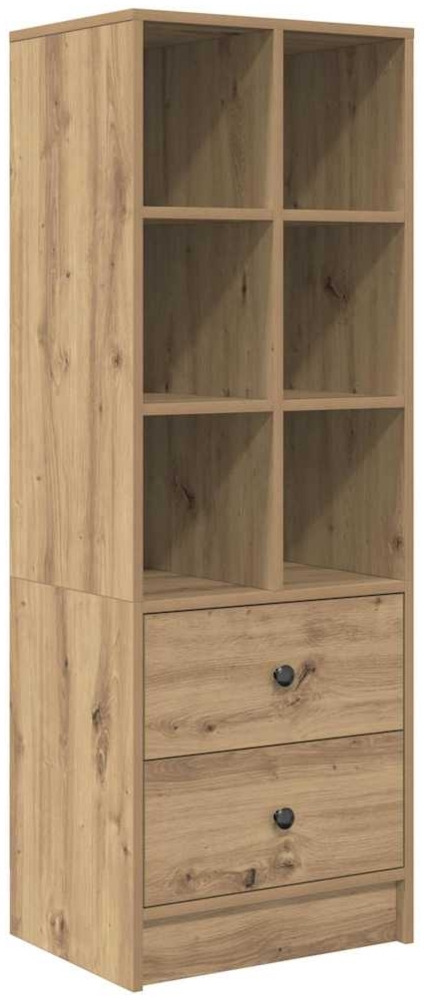 vidaXL Hochboard Eiche handwerklich 45,5 x 34 x 127 cm Holzwerkstoff 869369 Bild 1