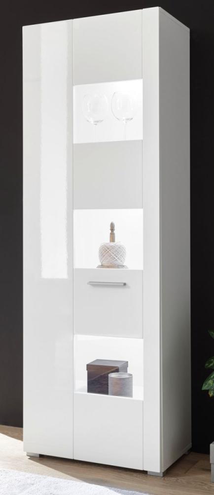 Vitrine Crucero in weiß Hochglanz 58 x 170 cm Bild 1