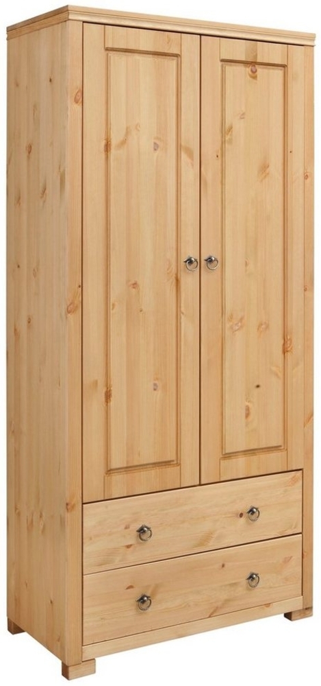 Home affaire Kleiderschrank Gotland Breite 80 cm, Höhe 178 cm, aus massiver Kiefer, FSC® Bild 1